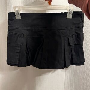 Almost Famous Black Mini Skirt with Pockets